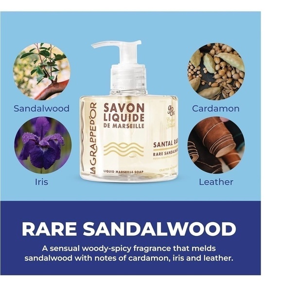 La Grappe d'Or Rare Sandalwood Marseille Soap Handmade in France 11.10 Oz - Picture 2 of 3